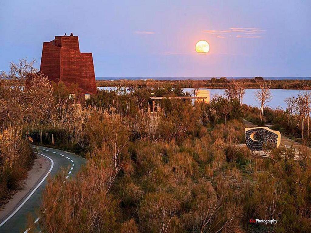 Yurta Mongola Delta Del Ebro Hotel Camarles Ngoại thất bức ảnh